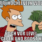 WARRI HOCHLEVELN WOLLEN NOCH VOR LEVEL 12 AUFGEBEN