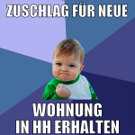 zuschlag für neue wohnung in hh erhalten