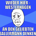 wieder hier - westerhagen an den geliebten ballerm