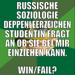 russische soziologie deppenleerzeichen studentin f