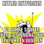 Hitler entfernen 70 jahre später wieder gesinnungs