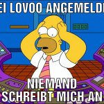 bei lovoo angemeldet niemand schreibt mich an