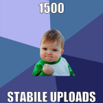 1500 stabile uploads