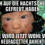 sich auf die nachtschicht gefreut haben sie wird j