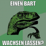 einen bart wachsen lassen?