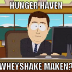 hunger haven wheyshake maken?