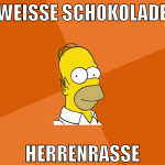 WEIße SCHOKOLADE HERRENRASSE