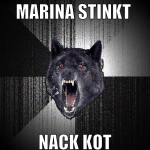 marina stinkt  nack kot
