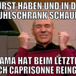 durst haben und in den kühlschrank schauen mama ha