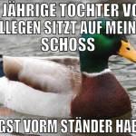 16 jährige Tochter vom Kollegen sitzt auf meinem s