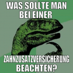 was sollte man bei einer  zahnzusatzversicherung b