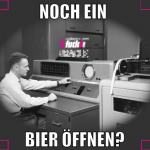 Noch ein  Bier öffnen?