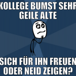 Kollege bumst sehr geile alte sich für ihn freuen 