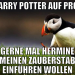 harry potter auf pro7 gerne mal hermine meinen zau
