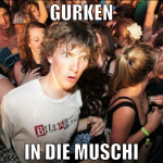 gurken in die muschi