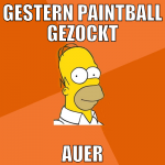 gestern paintball gezockt auer