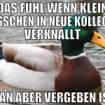 das fühl wenn klein bisschen in neue kollegin verk
