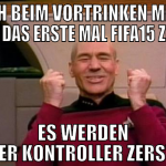 gleich beim vortrinken mit den jungs das erste mal