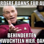 fordere bahns für alle behinderten schwuchteln hie