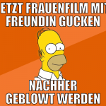jetzt Frauenfilm mit freundin gucken nachher geblo