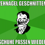 ZehNägel geschnitten Schuhe passen wieder