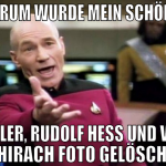 warum wurde mein schönes hitler, rudolf hess und v