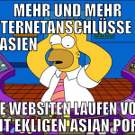 mehr und mehr internetanschlüsse in asien         