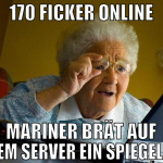 170 ficker online mariner brät auf dem server ein 