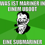 was ist mariner in einem Uboot eine submariner