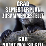 grad semesterplan zusammengestellt gar nicht mal s
