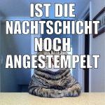 IST DIE NACHTSCHICHT NOCH ANGESTEMPELT ODER KANN I