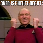 der server ist heute recht stabil
