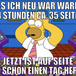 ALS ICH NEU WAR WAREN 24 STUNDEN CA. 35 SEITEN JET