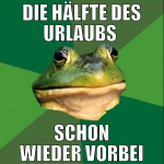 die hälfte des urlaubs  schon wieder vorbei