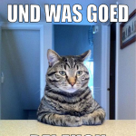 und was goed bei euch heute soe?