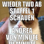 wieder TWD ab staffel 1 schauen Andrea von minute 