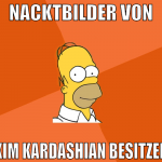 Nacktbilder von Kim Kardashian besitzen