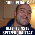 100 uploads allerfeinste spitzenqualität