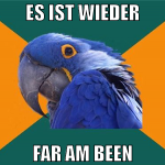 es ist wieder far am been