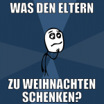 was den eltern zu weihnachten schenken?
