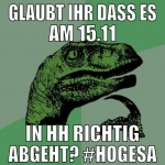 Glaubt ihr dass es am 15.11 in HH richtig abgeht? 