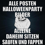 alle posten halloweenparty bilder alleine daheim s