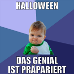 Halloween das Genial ist präpariert