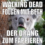 walking dead folgen mit beth der drang zum fappier