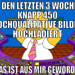 in den letzten 3 wochen knapp 450 hochqualitative 