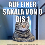 auf einer sakala von 0 bis 1 wie dumm seid ihr?