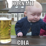 Korn mit cola