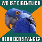 wo ist eigentlich herr der stange?