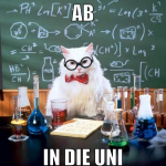 ab in die uni