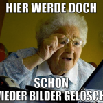 hier werde doch schon wieder bilder gelöscht
